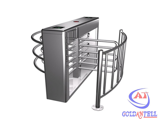 Single Access Fingerprint Automatic Full Height Turnstile With LED Indicator Light
