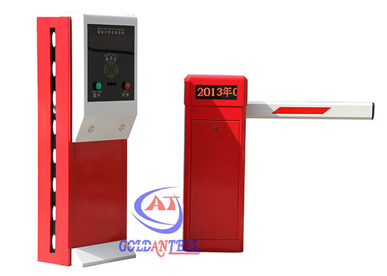 Traffic Light Interface Boom Barrier Gate With Rfid Long Life Vehicle Access Control
