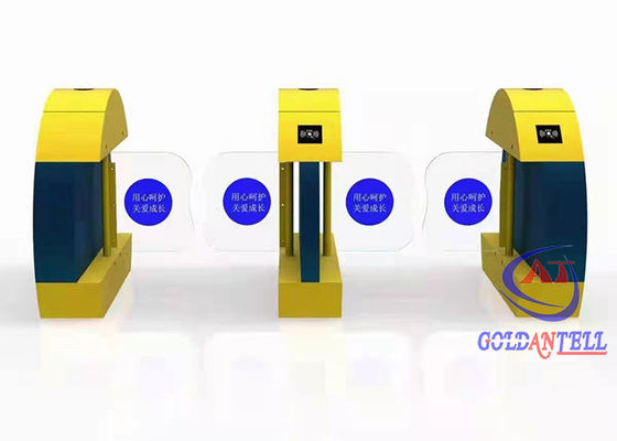 One Way Turnstile Entrance Gates QR Code RFID Reader Access Control Turnstile Gate