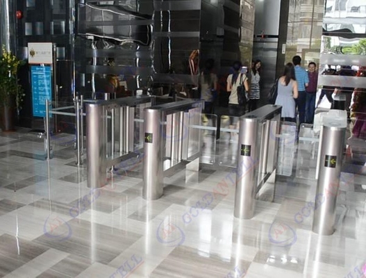 CE Approved Fast Swing Barrier Gate with RFID QR Code Reader