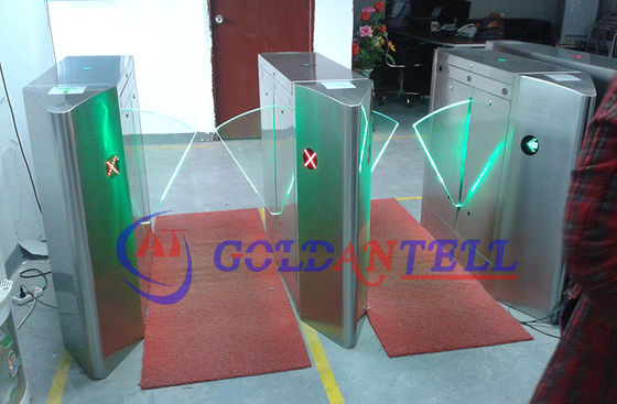 Automatic High-Speed Retractable Wing Turnstile with 0.2s Barrier Open/Close Time and RS-232 Communication Interface for 30-40 Persons per Minute