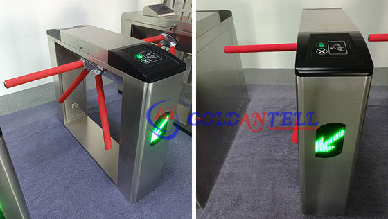 Half Height Security Turnstile Gate with IP54 Protection 30-40 Persons/Min and 550mm-600mm Passage Width