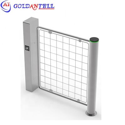 Vertical Security Automatic Disables Turnstiles Controller RFID Card Open Cargo Stainless Steel Customized Door