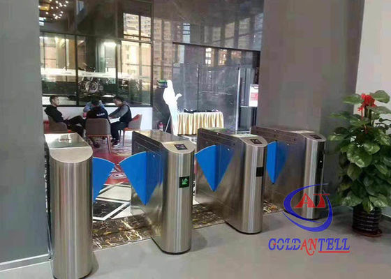 High Speed Edestrian Barrier Gate Stainless Steel Access Control System For Restaurant Hall