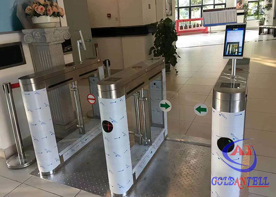 60-65cm SS316 Rfid Card Face Recognition Turnstile