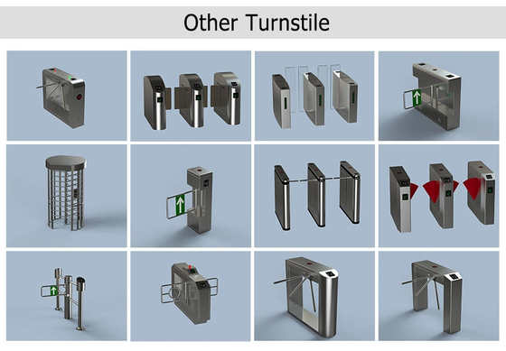 CE Approved Stainless Steel RFID Access Swing Barrier Gate Fast Speed High Standard