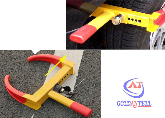CE approved Trailer wheel lock clamp for car tires , double decked protecting
