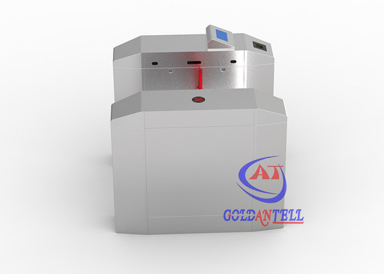 Popular 2D Qr Code Flap Barrier Gate With Software Sdk / Entrance Turnstile Security Gates