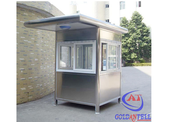 Дом комнаты предохранителя нержавеющей стали Prefab с большими стрехами