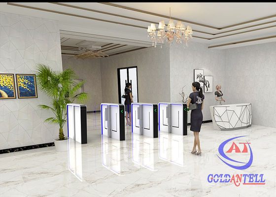 40 Person / Minute Swing Barrier Gate Access Control Low Noise Automatic For Office