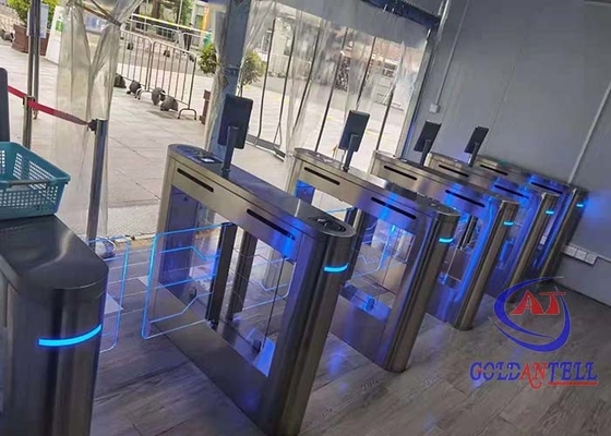 Ворота барьера качания толкотни малошумных оптически турникетов распознавания лиц высокоскоростные анти-