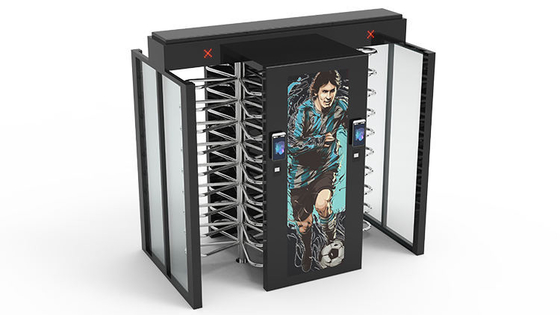 Турникеты высоты ухода за лицом отпечатка пальцев кода карты QR RFID полные для стадиона на открытом воздухе IP62