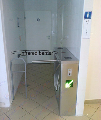 Пешеход ворот турникета треноги Rustproof стального Bi дирекционный с читателем Rfid