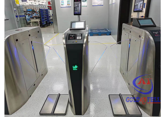 Лицевой щиток ворот турникета безопасностью ODM OEM Racognition с системой ESD встречной