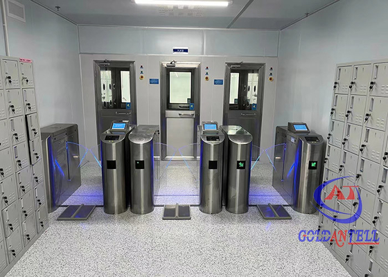 Ворота турникета щитка тестера ESD штата входа чистой комнаты для ремня запястья и ноги