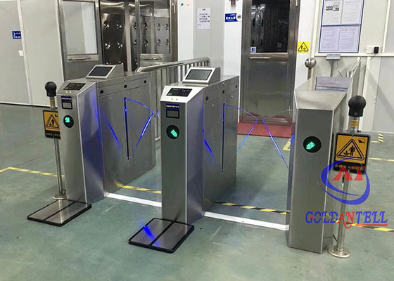 ворота турникетов входа распознавания лиц отпечатка пальцев кода фабрики QR 60cm автоматические Китай