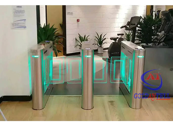 Роскошные электронные пешеходные ворота турникета с дефлектором карты NFC RFID автоматическим