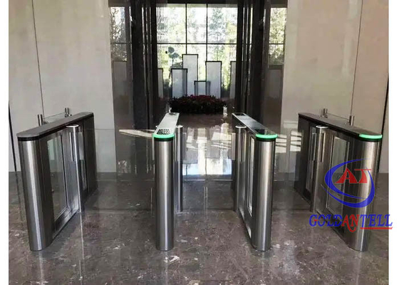 Портативная ворота-барьера для подвижного движения, распознавание лиц, QR-код, система контроля доступа RFID