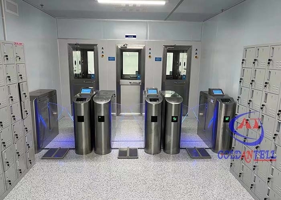 Гостиница распознавание лица Swing Barrier Gate двунаправленный штрих-код Входная дверь