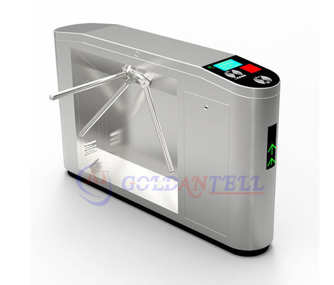 Half Height Security Turnstile Gate with IP54 Protection 30-40 Persons/Min and 550mm-600mm Passage Width