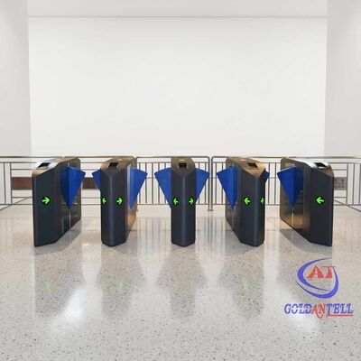 Бесконтактный вход Flap Barrier AI Мультимодальный биометрический доступ к лицу для цифрового туристического узла и муниципального здания CE