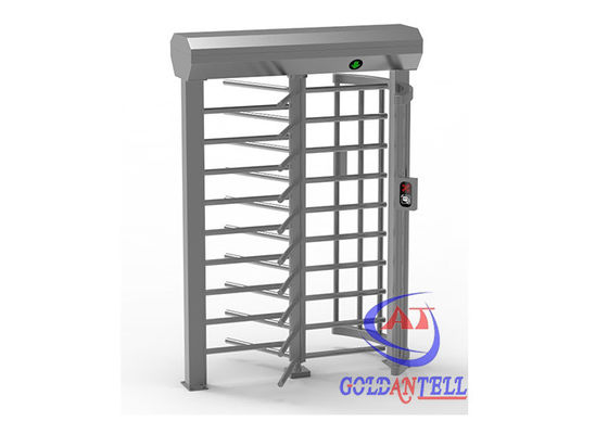 RFID / 2D Readers Full Body Turnstile Stainless Steel 1.1mts Wide Magnetic Lock Bypass Door