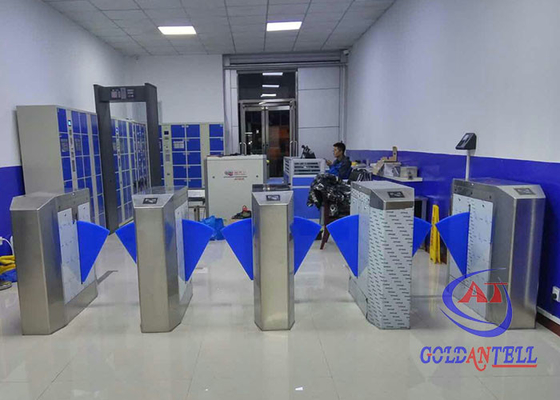 Стоя полноавтоматический металлоискатель безопасностью читателя карты Rfid ворот барьера щитка