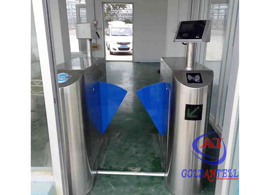 Турникет высокоскоростное Rfid барьера щитка нержавеющей стали автоматический с читателями отпечатка пальцев