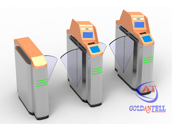 Сертифицированный CE турникет SUS304 с RFID-считывателем карт, шириной прохода 600 мм и распознаванием штрих-кодов