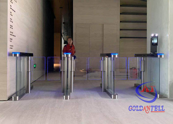 Система заграждений пропуска оптически Bi ворот RFID барьера качания блока развертки стороны дирекционная