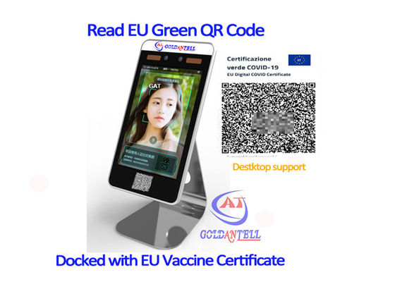 USB2.0 Qr Code Face Thermal Scanner For Italian German Spanish French