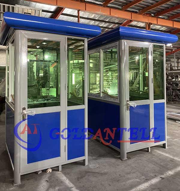 Дом охранника гибкое 1 портативной стали окна 2M Prefab