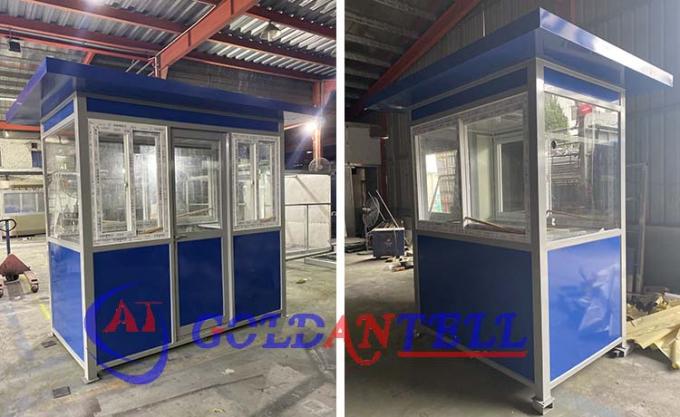 Дом охранника гибкое 1 портативной стали окна 2M Prefab