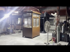 Цветная сталь полностью оснащенная интегральным билетным стендом с настраиваемым дизайном и цветом