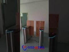 GAT-632 Высокая безопасность Нержавеющая сталь скользящий барьер ворота охранный механизм двери отпечаток пальца