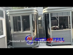 Массивная сталь с готовой конструкцией охранная комната Временный персональный логотип