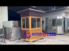 Формированная стальная конструкция Безопасное помещение на заказ Размер и цвет Теплоизоляция